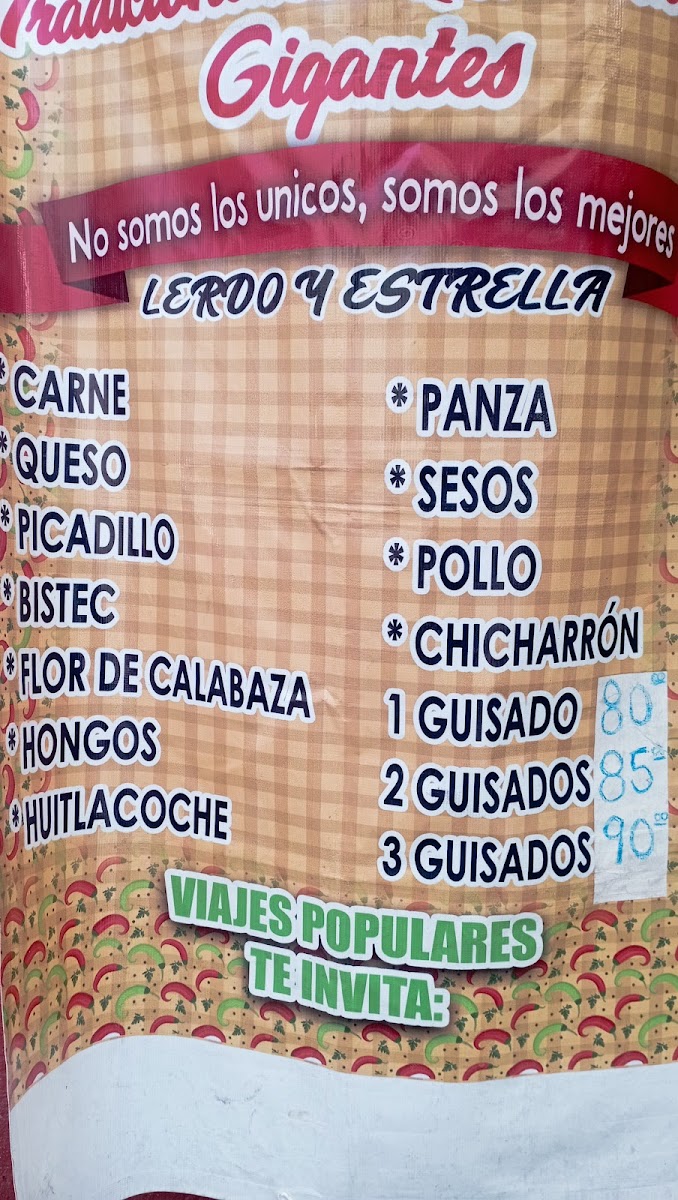 Los Machetes de la Guerrero Menu - Image 4